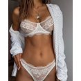 thumbnail image 1 of Traje de lencería sexy de encaje europeo y americano con encaje de pestañas de color sólido, 1 of 5