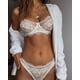 thumbnail image 1 of Traje de lencería sexy de encaje europeo y americano con encaje de pestañas de color sólido, 1 of 5