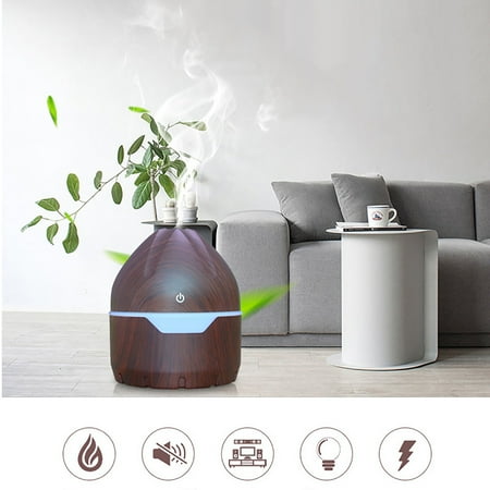 

Banghong Aromatherapy Essential Oil Diffuser 300ml Cool Mist Air Home Humidifier Portable Aroma Essential Oil Diffuser LED Humidifier for Room Yoga Office