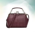 thumbnail image 2 of 1 bolsa retro de poliuretano para mujer., 2 of 3