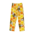 thumbnail image 4 of Xecao Honeycombs Men's Straight Lounge Pajama Pants: The Ultimate in Comfortable Sleepwear, 4 of 9