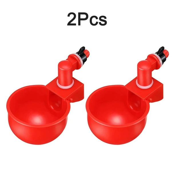 Automatic Chicken Water Cup Quail Nipple Waterer Bowl Farm Coop Poultry