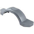 thumbnail image 2 of Fulton Trailer Fender 008592 Single Wheel Round; Fits 12 Inch Wheels; Unlighted; Silver; High Density Polyethylene; 2.5 Pound Weight; Single, 2 of 3