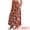 Red, variant on DARING DIVA Women's Floral Skirt Elastic High Waist A-line Maxi Boho Skirts XS Red
