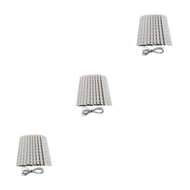 Matsuzay Luz LED con perlas ópticas: conveniente, práctico y duradero Diodo emisor de luz Lámpara LED Perlas de luz 6V 50PCS + línea Type1 NO1