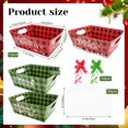 thumbnail image 2 of Juego de cestas de regalo de Navidad CIEOVO de 24 piezas con lazos y bolsas, 2 of 7