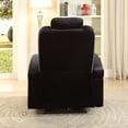 thumbnail image 5 of ACME Benjamin Standard Velvet Power Push Back Recliner with USB, Brown, 5 of 11