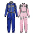 thumbnail image 2 of Astronaut Costume Space Suit For Adult Cosplay Costumes Zipper Halloween Costume Couple Flight Jumpsuit Plus Size Uniform, 2 of 4
