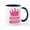 White/Navy Inside, variant on CafePress - Dancing Queen Large Mug - 11 oz Ceramic Mug - Novelty Coffee Tea Cup