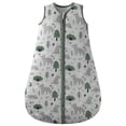 thumbnail image 1 of Yoofoss Saco de dormir para bebés de 0 a 6 meses Manta portátil para bebés 100% algodón Cremallera bidireccional TOG 0.5 Saco de dormir para niños pequeños Paquete de 3, cómodos sacos de dormir suaves, 1 of 4