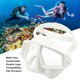 thumbnail image 2 of Toystoory Keep Diving DM-405 Protector facial de silicona Hombres Mujeres Adolescentes Escudo de protección ocular impermeable Protectores Deportes acuáticos Blanco, 2 of 6