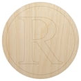 thumbnail image 1 of Registered Trademark Symbol Wood Shape Unfinished Piece Cutout Craft DIY Projects - 6.25 Inch Size - 1/8 Inch Thick, 1 of 7