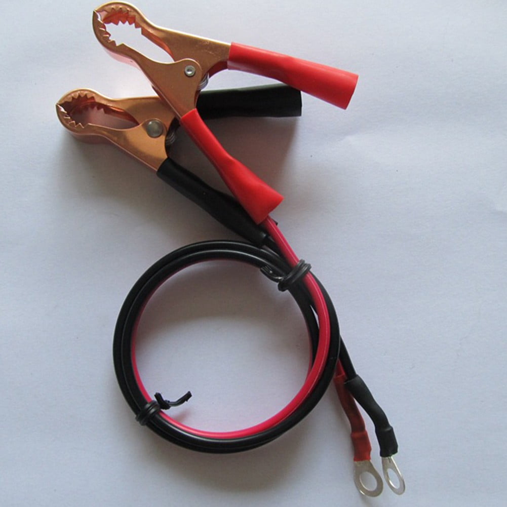 2 Pieces Car 50Amp Battery Inverter Wire Power Transfer Cable Alligator Clip