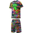 thumbnail image 2 of Boys Garten of Banban Garten of Banban Short Sleeve Mesh T-Shirt And Shorts Outfit Set Summer Clothes Set for Kids, 2 of 7