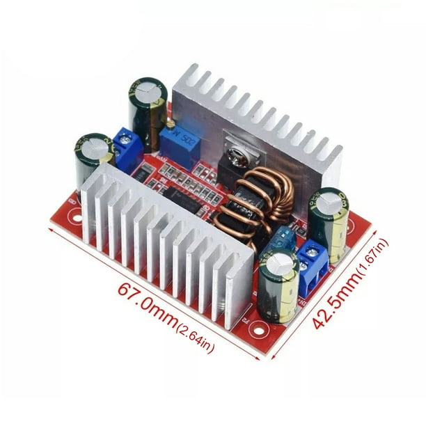 Convertidor elevador Fuente de alimentación de corriente constante Controlador LED Regulador de voltaje 15A