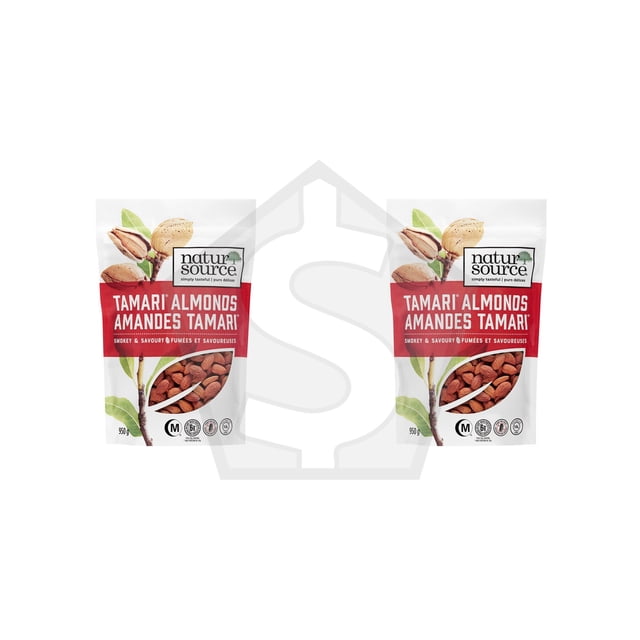 naturSource Amandes au Tamari - Lot de 2