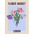 thumbnail image 2 of Haase, Andrea 24x32 White Modern Wood Framed Museum Art Print Titled - Flower Market London, 2 of 4