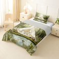 thumbnail image 2 of Erosebridal Jungle Camping Tent Twin Comforter Sets 3-Piece for Teens Boys Girls,Kids Rustic Lake Life Bedding Set,Grey Reversible,Ultra Soft Home Decor, 2 of 6