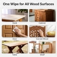thumbnail image 6 of Air Jungles Wood Cleaner Wipes 70 Count, XL 8in x 10in, Clean Polish Protect Wipe for Wood Furniture, Tables, Cabinets, Remove Dust and Stains, with Vitamin E Gentle for Skin, Lemon Scent, 6 of 6