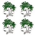 thumbnail image 1 of 4pcs Banquet Napkin Rings Delicate Napkin Buckles Hawaiian Party Napkin Buckles, 1 of 7