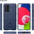 thumbnail image 2 of Slim Fit Phone Case for Samsung Galaxy A53 5G,Rugged Shield Durable Case with Military Grade Shockproof Protection,Drop-Tested and Camera Lens Protection Cover for Galaxy A53 5G, HD Blue, 2 of 16