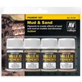 thumbnail image 1 of Vallejo Mud & Sand Pigment Set 4 x 35ml Paint, 1 of 4