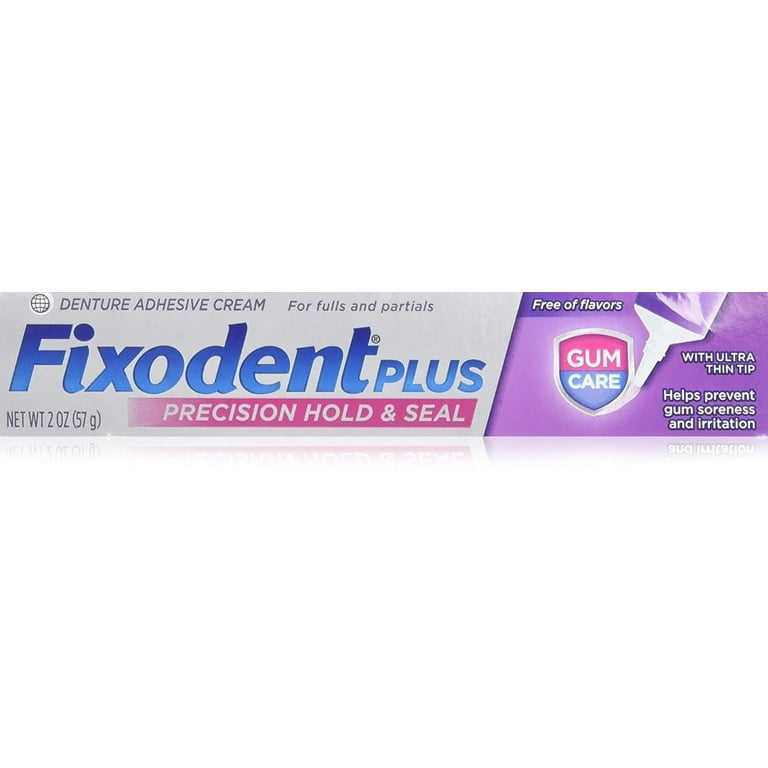 Fixodent Plus Truefeel Denture Adhesive Cream 2 Oz