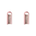 thumbnail image 1 of Soidarity Women Men Household Foldable Design Hair Haircutting Camping Tooth Portable Hairstyling Brush Hairdressing Brushes Soft rosa 2piezas, 1 of 6
