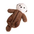 thumbnail image 4 of Bolsa de lápices de animales de peluche, estuche para lápices, bolso de felpa, nutria marina, organizador de papelería, material escolar, estuche para Marrón Sunnimix Estuche, 4 of 8