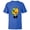Royal, variant on Disney José Carioca Three Caballeros Trip Matching Big Face - Short Sleeve T-Shirt for Kids - Customized-White