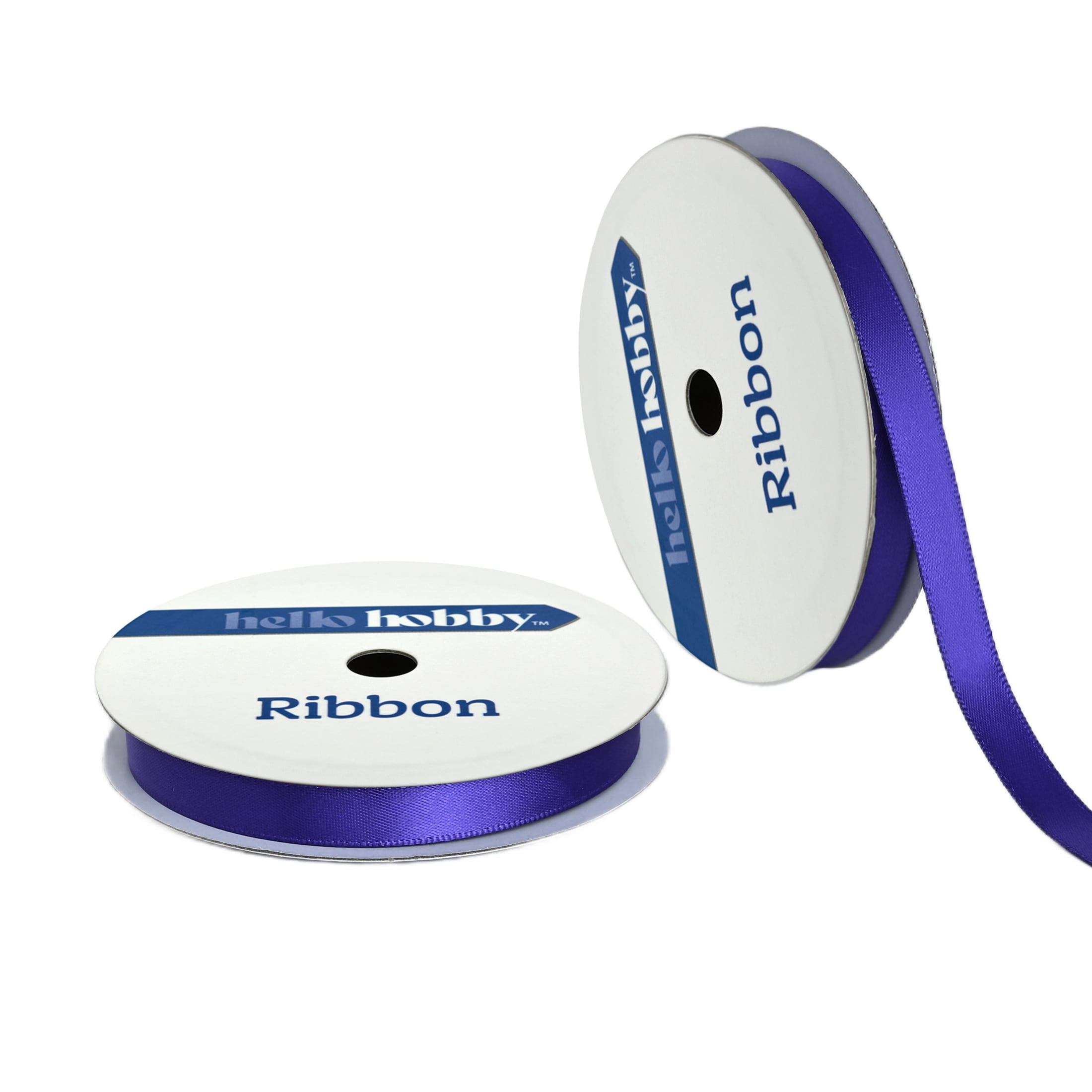 Gwen Studios 3/8" Purple Satin Ribbon, 7 Yards