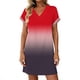 thumbnail image 2 of TaTaai Women's Casual V-Neck Short Sleeve Solid Color Loose Dress Fashion Comfortable Breathable Fabric Midi Dress Great for Spring Summer Daily Life Vacation and Party Occasions Gift, 2 of 5