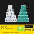 thumbnail image 4 of Sello Digital Aixin con fecha ajustable, combinación de 0-9, tamaño grande y pequeño, alfabeto inglés, símbolo del día del mes, sello de oficina, 4 of 5