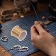thumbnail image 4 of 1 Roll Jewelry Beading Wire DIY Craft Making Copper Wire Bracelet Beading String, 4 of 8
