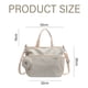 thumbnail image 4 of Bolsos de lona grandes - Bolso bandolera para computadora portátil para mujer Bolso de lona Bolso de hombro, 4 of 6