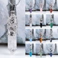 thumbnail image 2 of Collar Hexagonal Natural De Cristal De Chakra De Curación Para Hombres Y Mujeres De Piedras Preciosas Reiki De Yoga Meditación Mineral Dragón Amuleto Joyería, 2 of 4