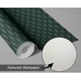 thumbnail image 6 of S4Sassy Modern Geometric Quatrefoil Wallpaper - Green Wall Covering, 25" x 60" Self-Adhesive Textured Vinyl Walls Paper, Decorative Walls Wrap, Easy DIY Wall Covering For Bedroom, Cabinets, 6 of 9