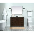 thumbnail image 6 of Elegant Decor Grant 48" MDF Single Bathroom Vanity with Backsplash in Expresso, 6 of 8