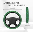 thumbnail image 5 of Bingfone Tennis Rackets and Balls Steering Wheel Cover - Universal 15 Inches Car Steering Wheel Covers Grip Auto Internal Accessories, 5 of 8