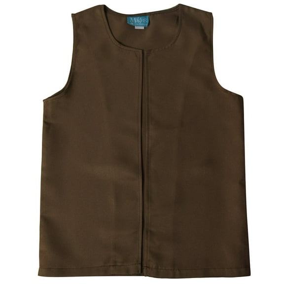 Boys Long Colonial Costume Vest (Boys Large 10-12), Olive/Khaki)
