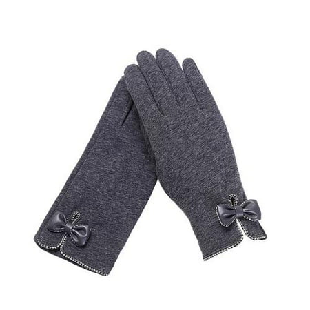 Women's Touch Screen Gloves Winter Thick Warm Insulation Lined
