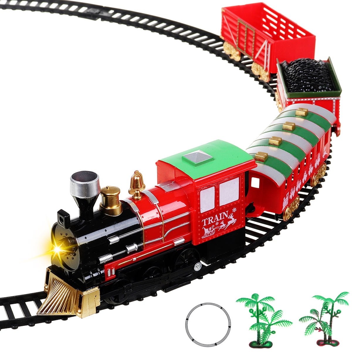 Details about   Train Set for Kids Battery Train Toys Three Light Sound Gift Childrens 6+Years 