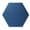 Deep Ocean, variant on ATS Acoustics Hexagon Acoustic Panel Fire Rated 24" x 2" Sound Absorbing Professional Studio Quality Wall Tile (Merle Grey)