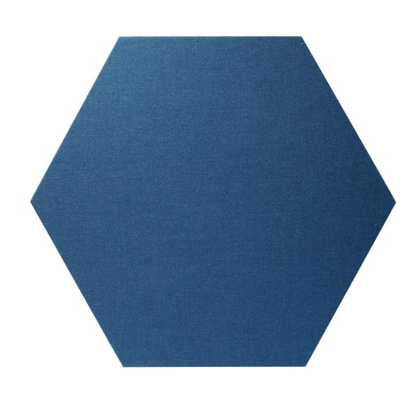 ATS Acoustics Hexagon Acoustic Panel Fire Rated 24" x 2" Sound Absorbing Professional Studio Quality Wall Tile (Deep Ocean)