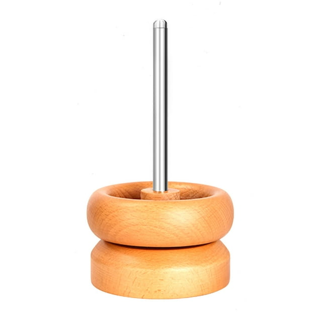 FlyFlise Portable Manual Wood Spinner Bead String Quickly Stringing Bowl Wooden Crafts Loader Pearls Rosary Scattered Beads Twine Tools Beading DIY Making Device