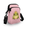 thumbnail image 3 of HELLHERO Crossbody Small Crossbody Bags Crown Frog Adjustable Shoulder Strap Crossbody Sling Bags for Adults, 3 of 7