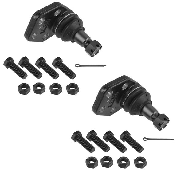 TRQ Ball Joint Balljoint Bolt On OE Style Front Lower Pair for Ram Pickup 2WD PSA63093