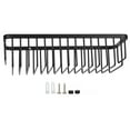 thumbnail image 1 of Estante de almacenamiento de pared, cesta organizadora de especias de cocina de gran capacidad, de aluminio espacial, a prueba de óxido, para baño, salón de belleza, 1 of 5