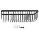 thumbnail image 1 of Estante de almacenamiento de pared, cesta organizadora de especias de cocina de gran capacidad, de aluminio espacial, a prueba de óxido, para baño, salón de belleza, 1 of 14