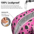 thumbnail image 5 of Insulated Lunch Bag for Women, Floral Print Oxford Fabric Lunch Box, Leakproof Thermal Cooler Tote for Work, School & Picnic, Leopard Animal Print, 5 of 5